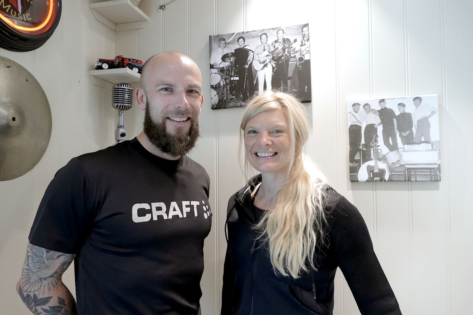 Frank og Heidi Tindvik på Mjøsvang Kafe